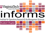 VT INFORMS Student Chapter logo