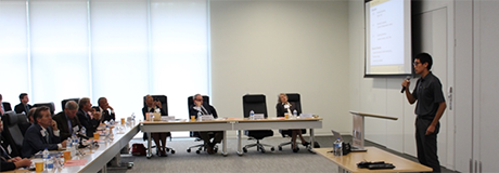 Lening Wang presenting to VA House Appropriations Committee